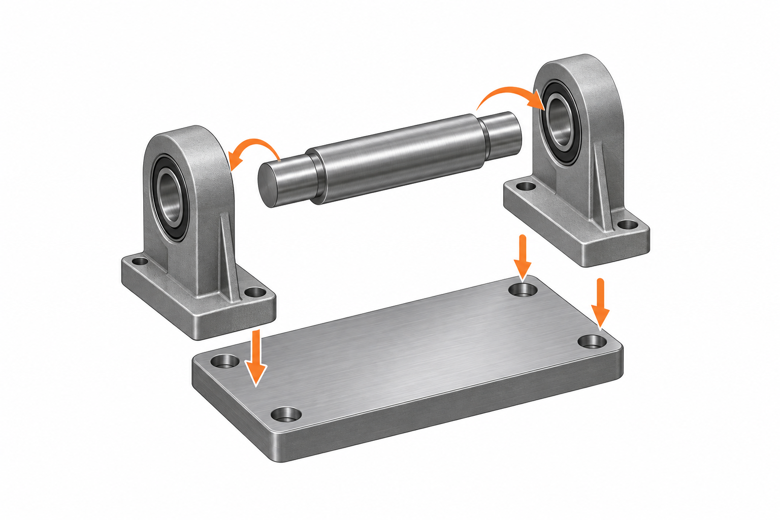 Bauteile zu einer Baugruppe zusammensetzen