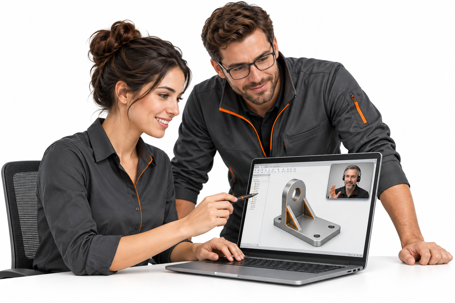 Gemeinsam lernen und CAD-Aufgaben mit Unterstützung lösen