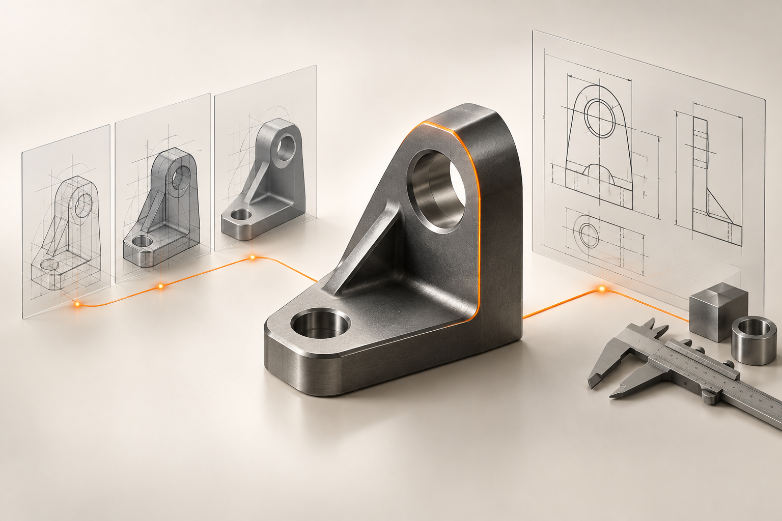 NX-CAD-Methodenentwicklung: vom Konstruktionskonzept zum Bauteil
