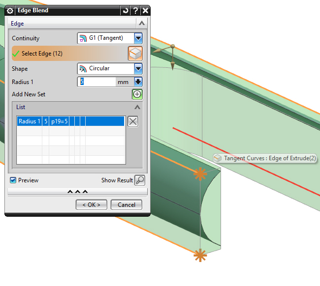 Verdeckte Geometrie auswählen können – Beispiel in Siemens NX