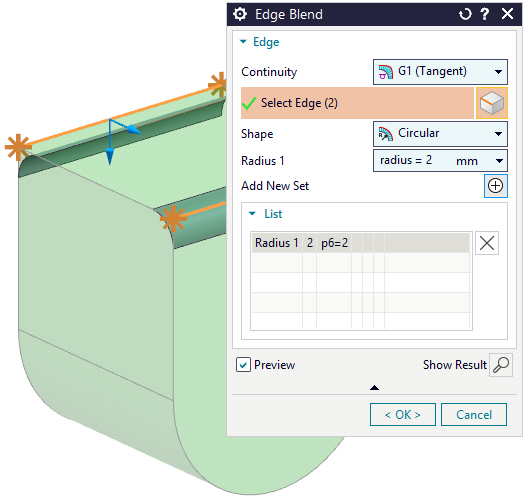 User Expressions direkt im Eingabefeld anlegen – Beispiel in Siemens NX